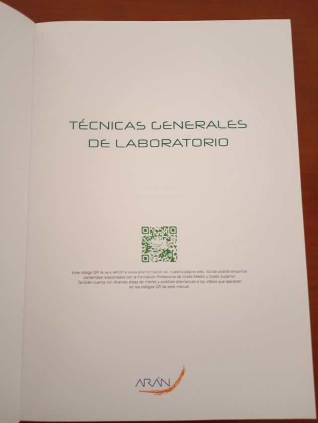 Técnicas generales de laboratorio (Spanish Edit...