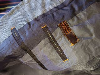 Americana gris cuadros