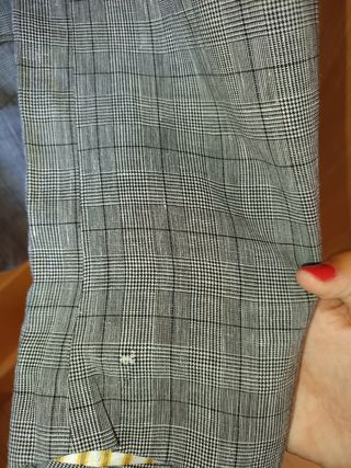 Americana gris cuadros