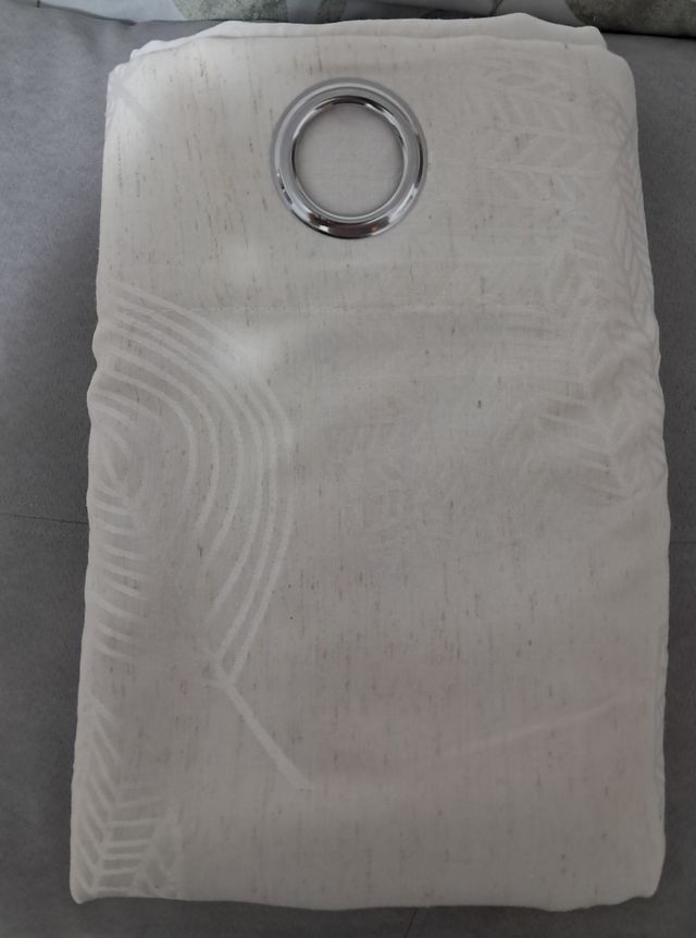 Cortinas salón beige - 2 uds.