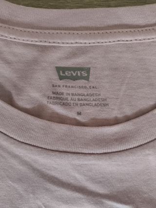 Camiseta Levi's Hombre M Rosa.bajada de precio.