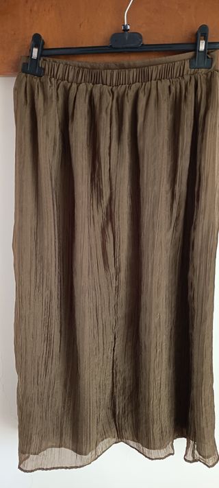 Gonna verde oliva nuova