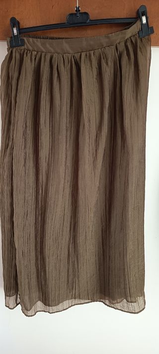 Gonna verde oliva nuova