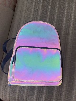 Mochila azul pequeña