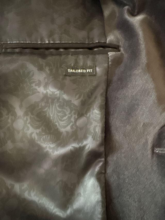 Chaqueta terciopelo Zara Man negra