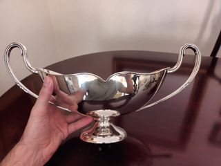 Jarrón/Centro de mesa plata 925. LEER DESCRIPCIÓN.