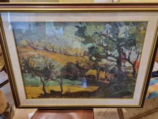 Quadro olio paesaggio