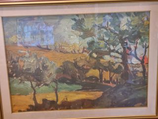 Quadro olio paesaggio