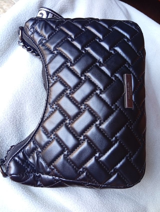 Bolso negro elegante ceremonia más peq. cartera