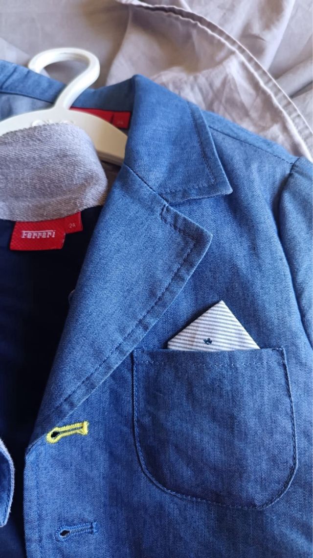 Completo giacca e gilet bimbo 24 mesi