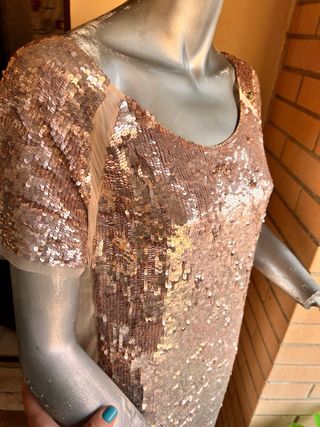 Abito Elisabetta Franchi oro/beige XL