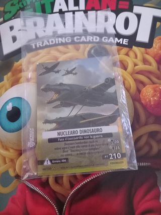 Carta Brainrot Nucleare Dinosauro #66/150