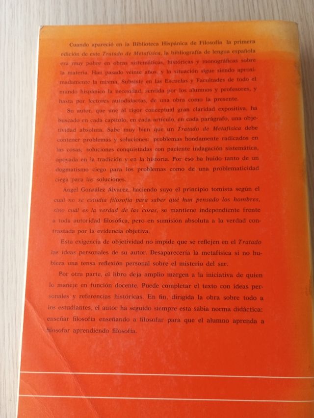 Tratado metafisica vol. 1: ontologia: Ontología...