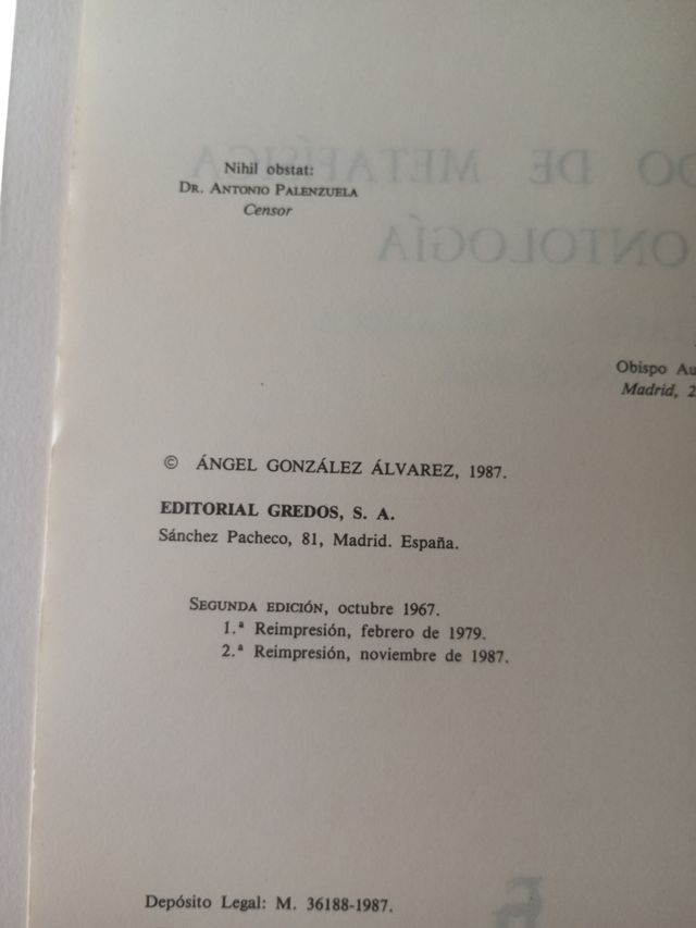 Tratado metafisica vol. 1: ontologia: Ontología...