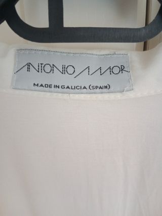 Blusa blanca encaje T.42/44