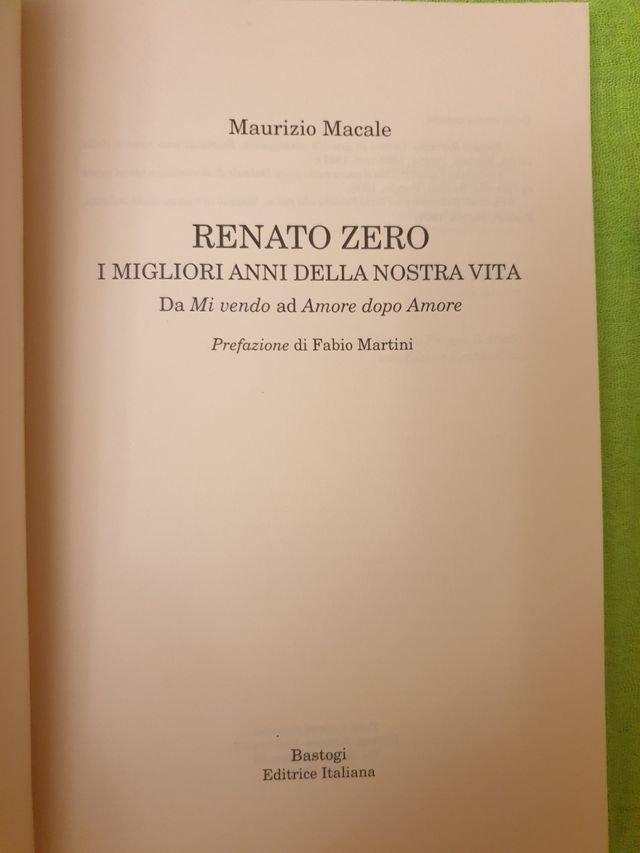Renato Zero: I migliori anni della nostra vita ...