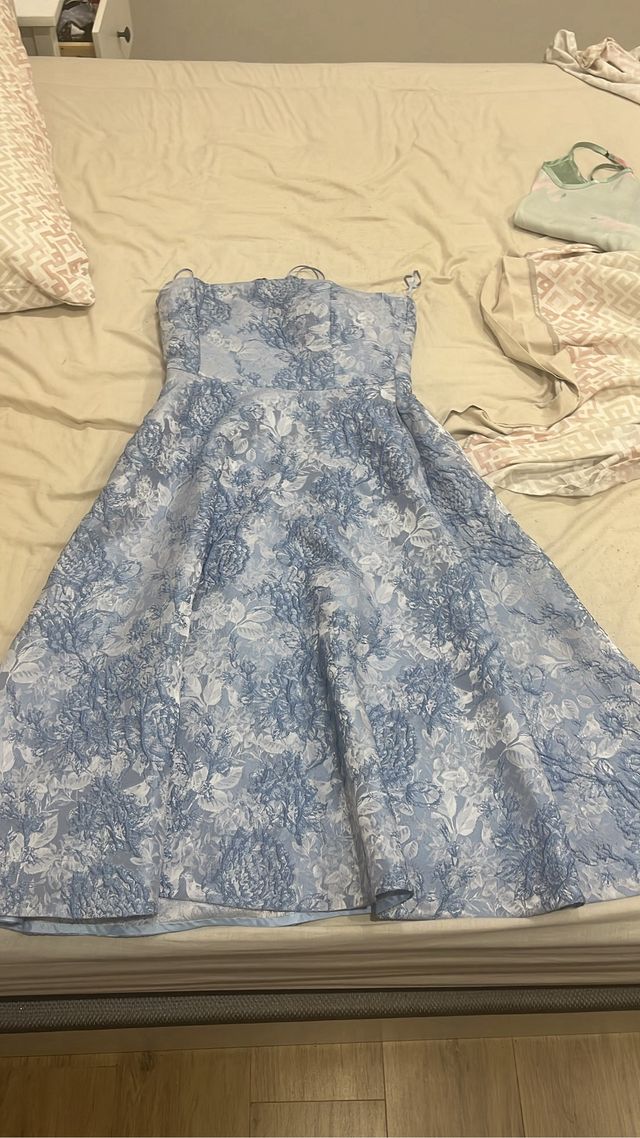 Vestido LIU•JO azul - palabra de honor