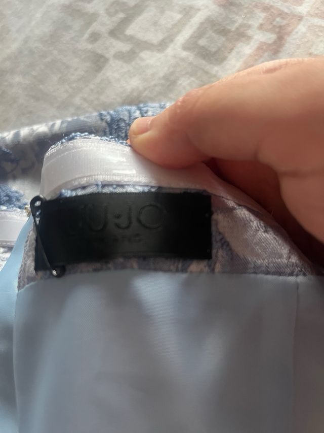 Vestido LIU•JO azul - palabra de honor