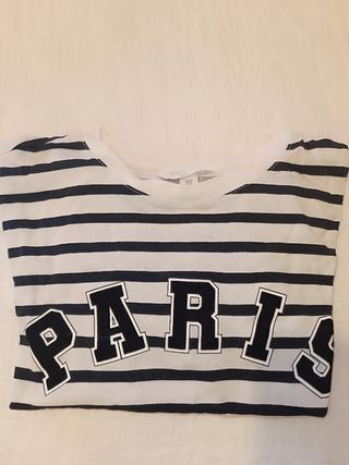 Camiseta rayas H&M. Sin estrenar. 3 camisetas 12€