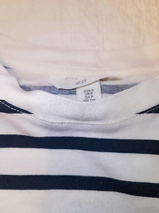 Camiseta rayas H&M. Sin estrenar. 3 camisetas 12€