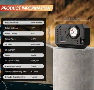Compressore portatile 12V - CARSUN