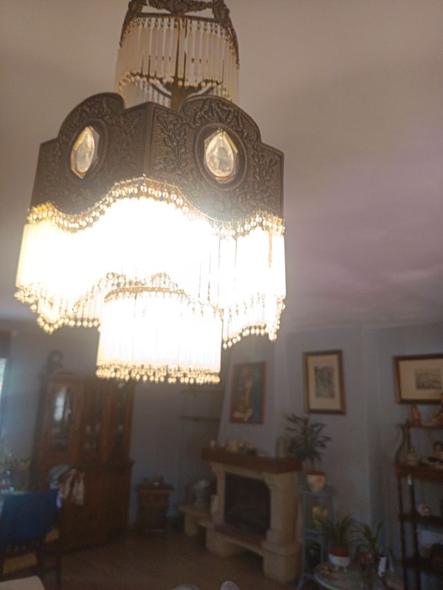 Lampara techo vintage art decó