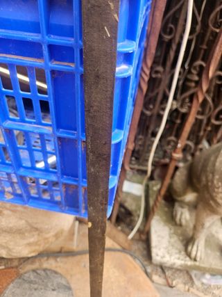 Espada antigua de entrenamiento