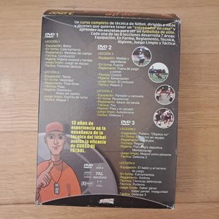 Curso de fútbol en libro más DVDs
