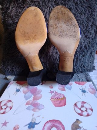 Tacones Massimo Dutti - Azul Marino