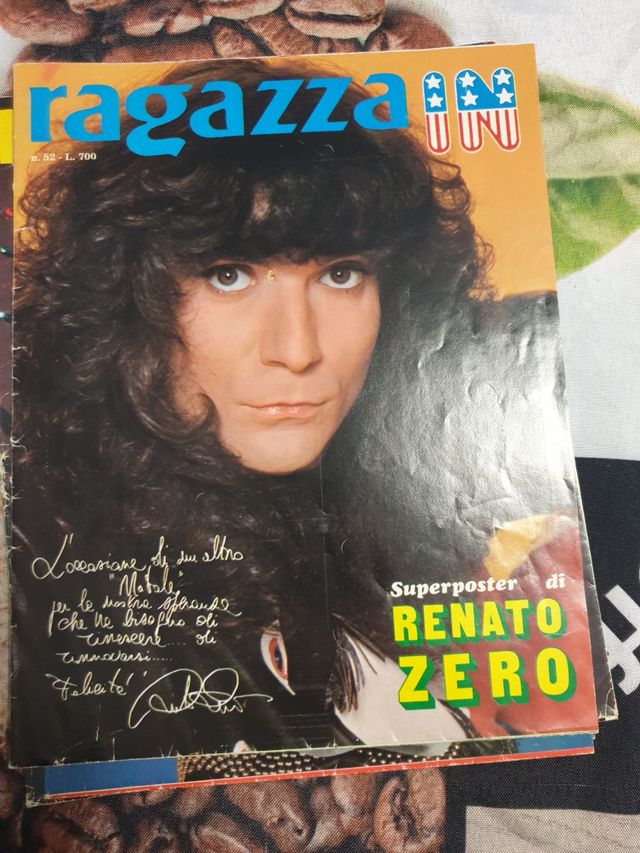  Renato Zero 7 poster di Ragazza in