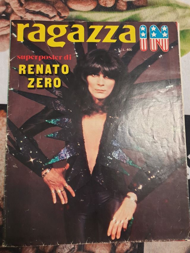  Renato Zero 7 poster di Ragazza in