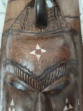 Maschera Ashanti in legno - Ghana