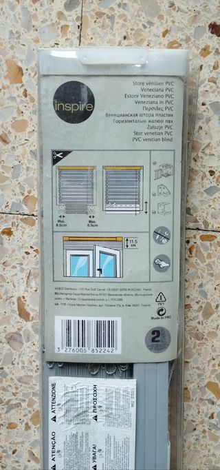 SOLO POR HOY! Black friday. Persiana Veneciana PVC