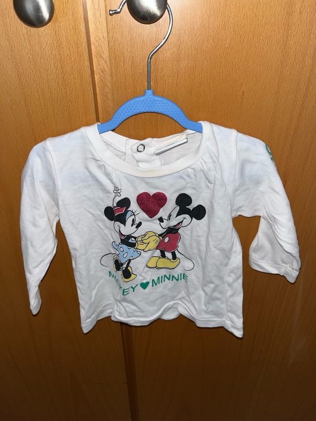 Camiseta Mickey&Minnie bebé