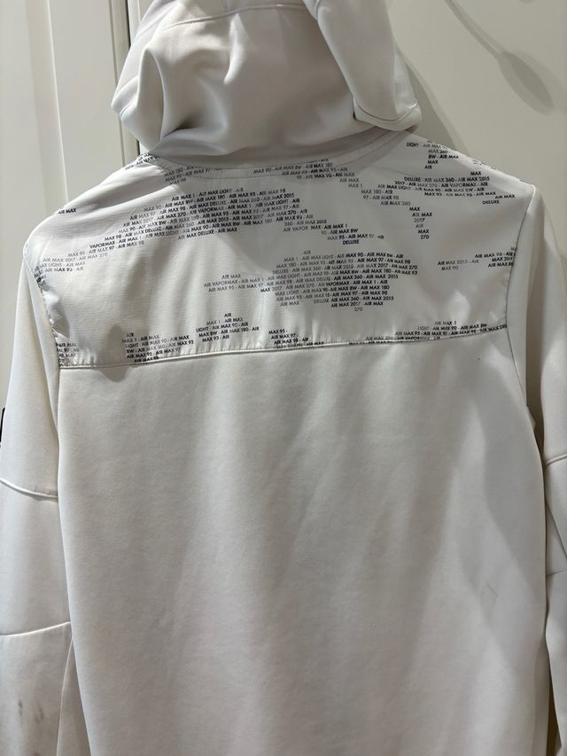 Sudadera Nike Air Max blanca