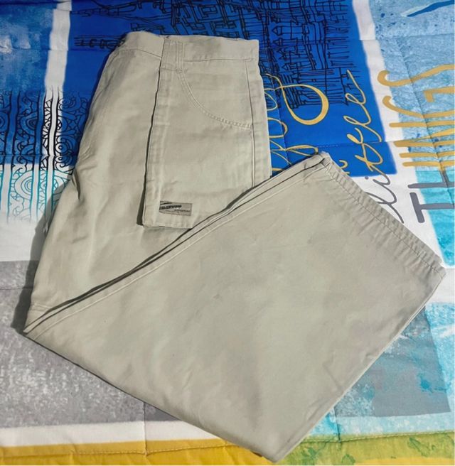 Pantalón convertible beige