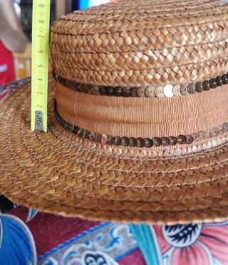 Cappello Paglia Vintage Marrone