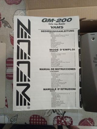ZOOM GM-200 VAMS Simulador Amplificadores Guitarra