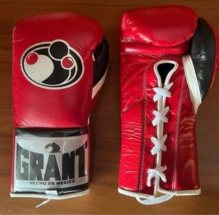 Guantes boxeo Grant - Rojo y Negro