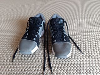 Zapatillas baloncesto gris-negro Nike LeBron