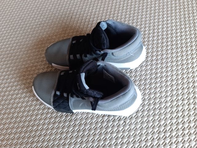 Zapatillas baloncesto gris-negro Nike LeBron