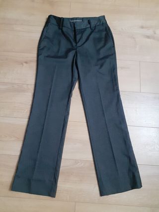 Pantalón Zara Basic gris - Talla S