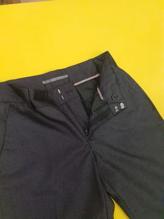 Pantalón Zara Basic gris - Talla S