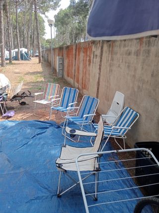 3 Sillas Plegables Camping Playa