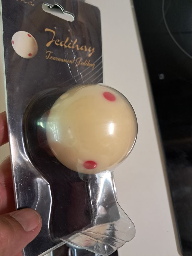 Bola de billar blanca para entrenamiento. 57,2 mm