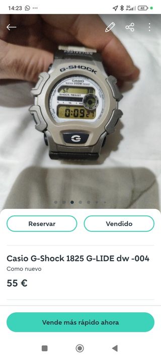 Casio G-Shock 1825 G-Lide dw-004