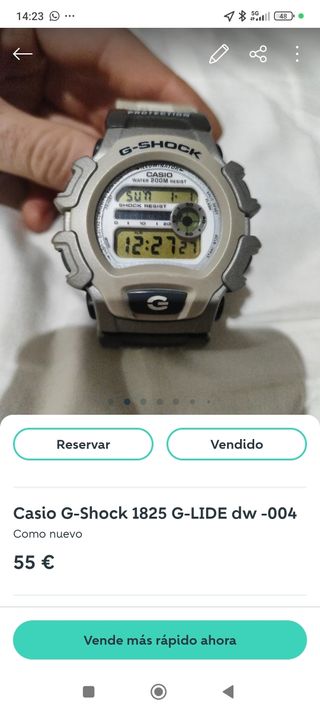 Casio G-Shock 1825 G-Lide dw-004