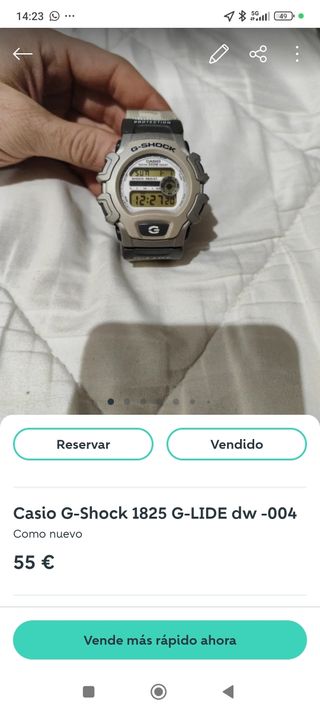 Casio G-Shock 1825 G-Lide dw-004