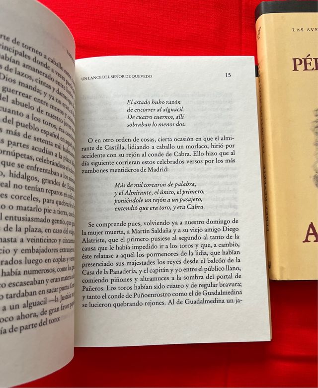 2 Libros Pérez Reverte - Capitán Alatriste