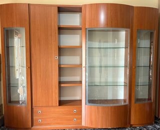 Parete attrezzata legno 3mt